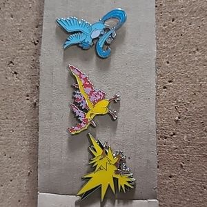 Legendary Bird Trio Pins